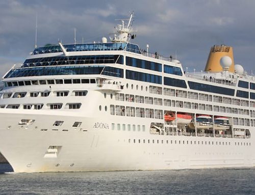 P&O/Carnival Fleet inaugural visit to Killybegs with MS Adonia.